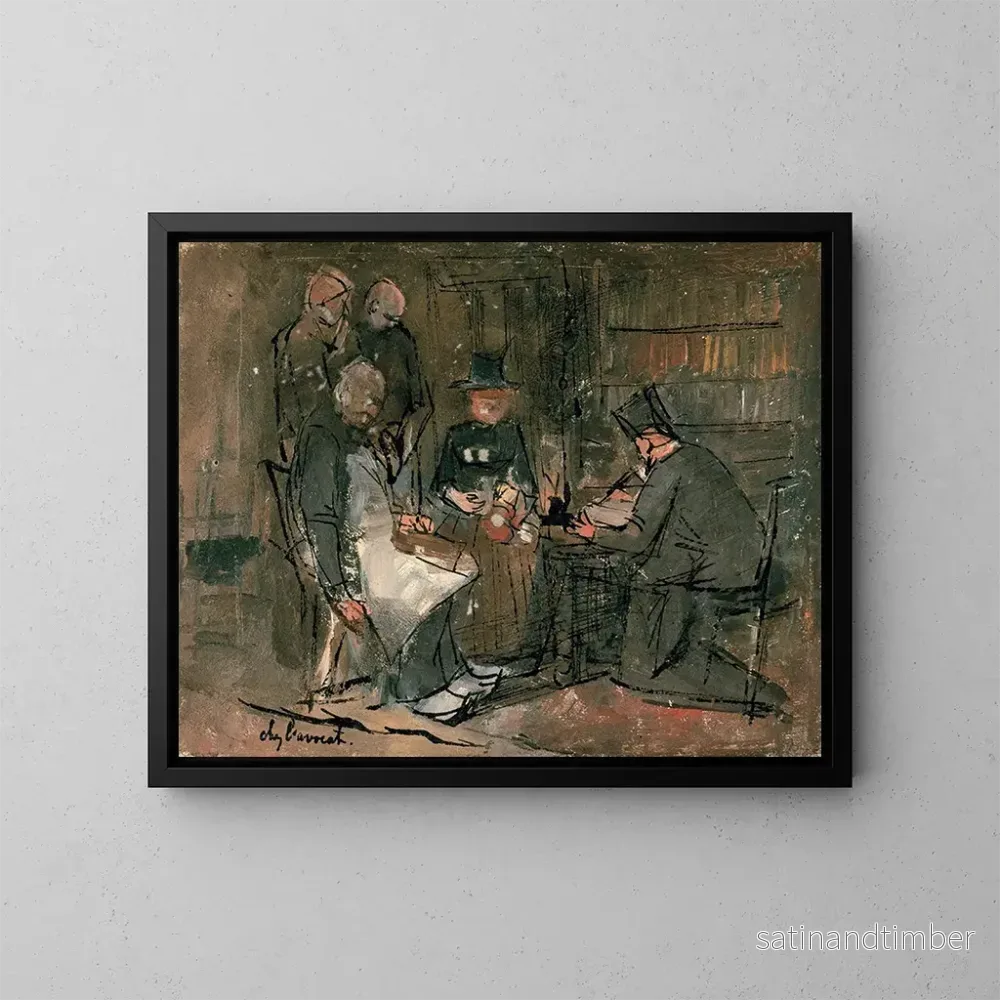 Reproduktion av målningen vid advokatbyrån - Jan Toorop