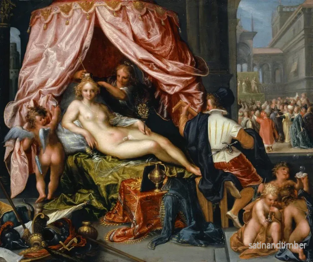 Reproduktion av målningen Allégorie de la vanité - Pieter Isaacsz - Bild 2