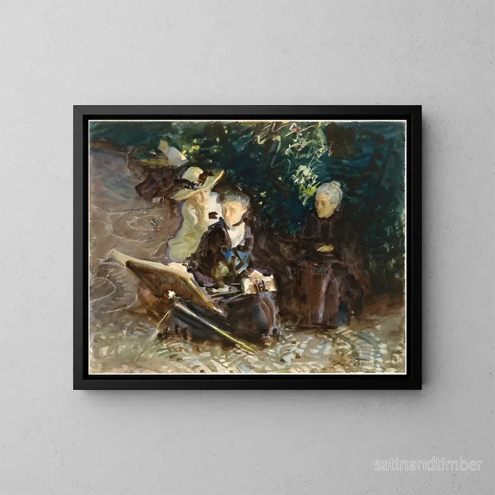 Reproduktion av målningen vid Generalife – John Singer Sargent Reproduktion av målningen vid Generalife – John Singer Sargent