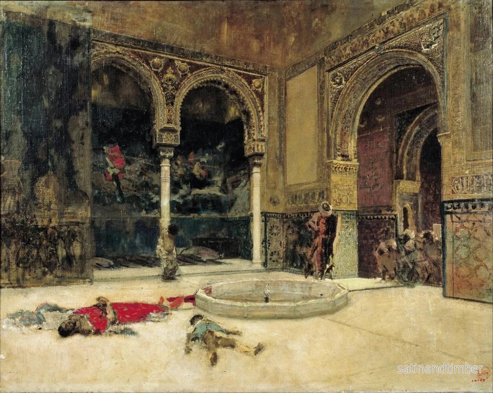 Reproduktion av målningen Le meurtre des Abencerrajes - Mariano Fortuny Marsal - Bild 2