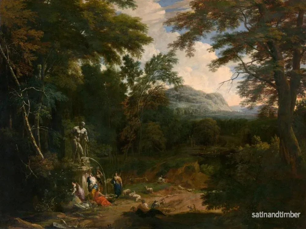 Reproduktion av målningen Landskap - Cornelis Huysmans - Bild 2