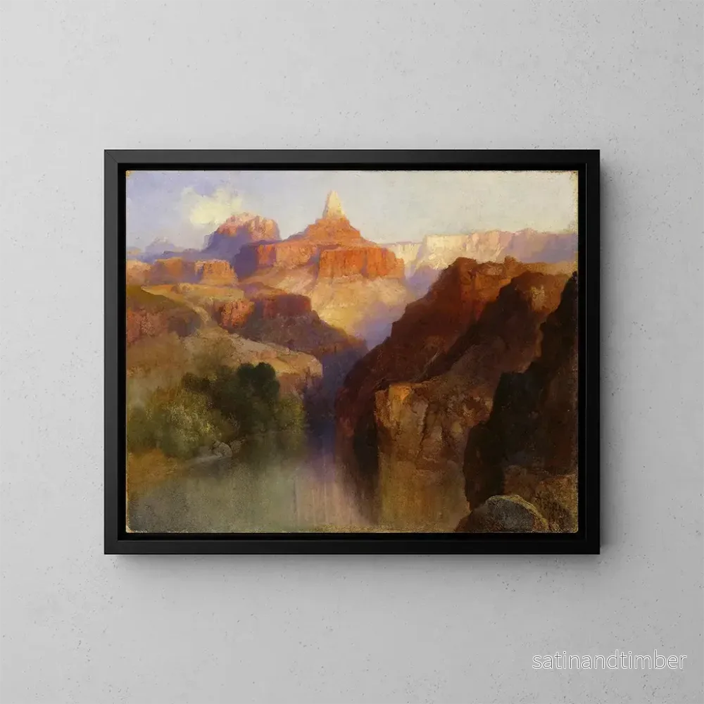 Reproduktion av målningen Pic Zoroastre, Grand Canyon, Arizona - Thomas Moran