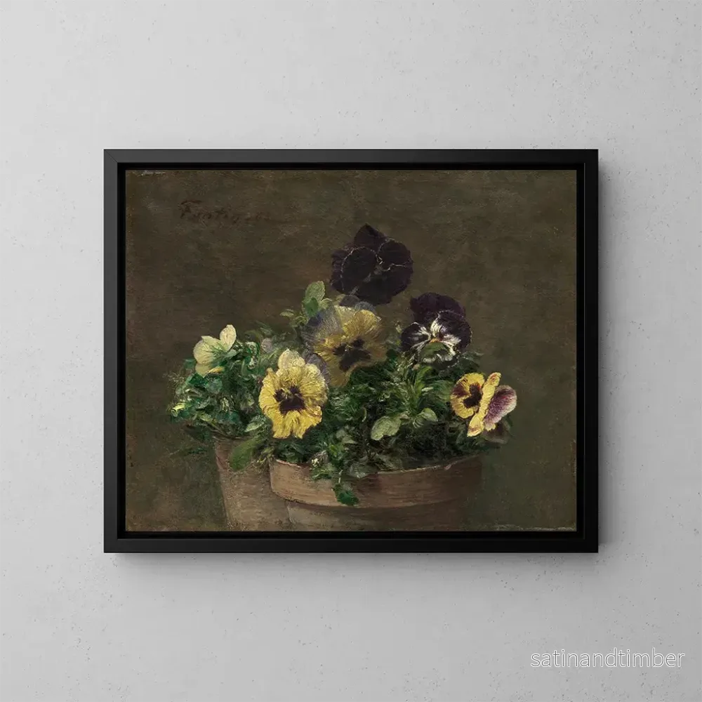 Reproduktion av målningen Tänker i kruka - Henri Fantin-Latour