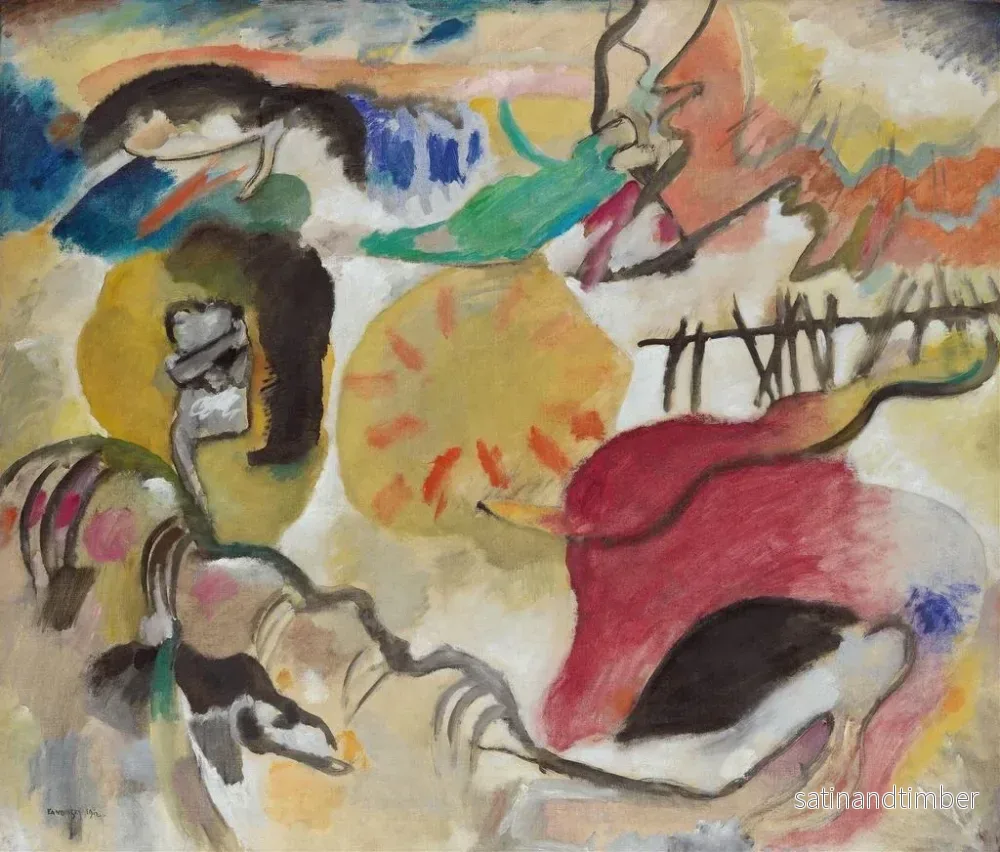 Reproduktion av målningen Improvisation 27: Jardin d'amour II - Wassily Kandinsky - Bild 2