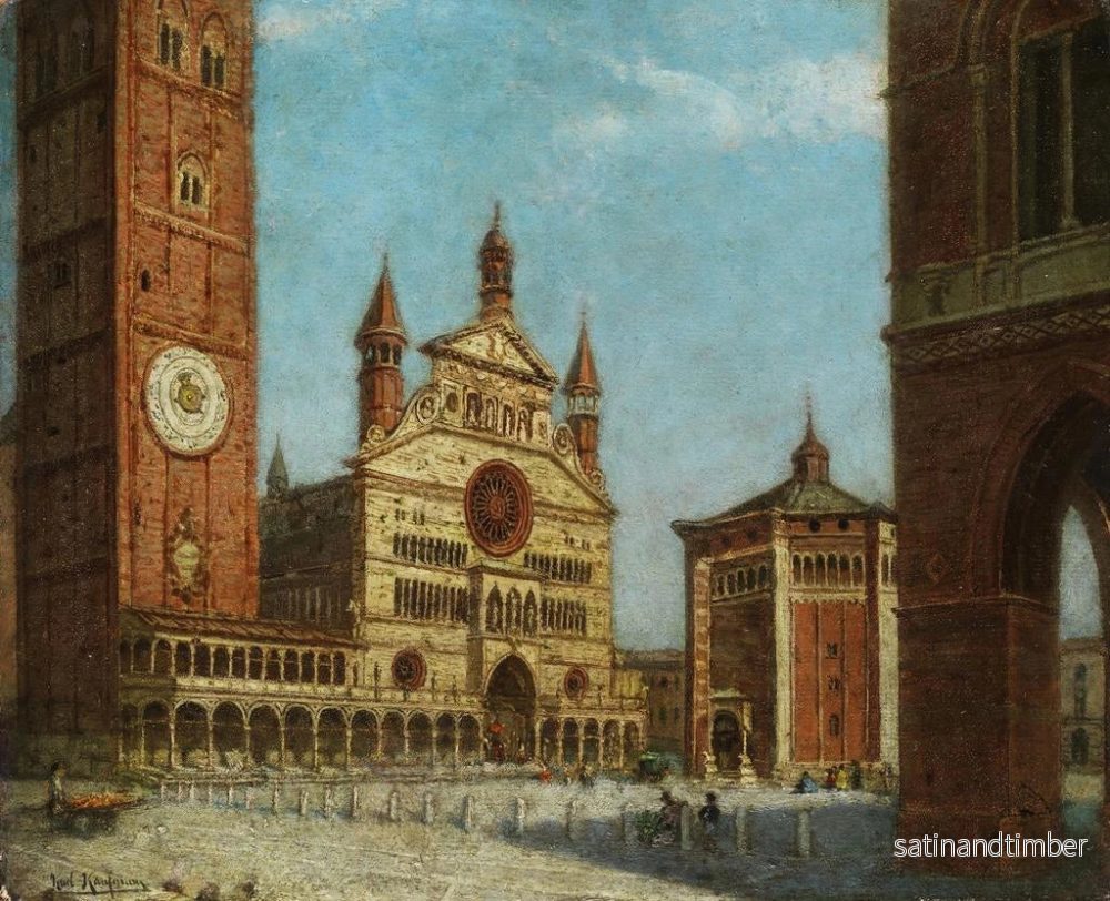 Reproduktion av målningen Vue de Crémone - Karl Kaufmann - Bild 2