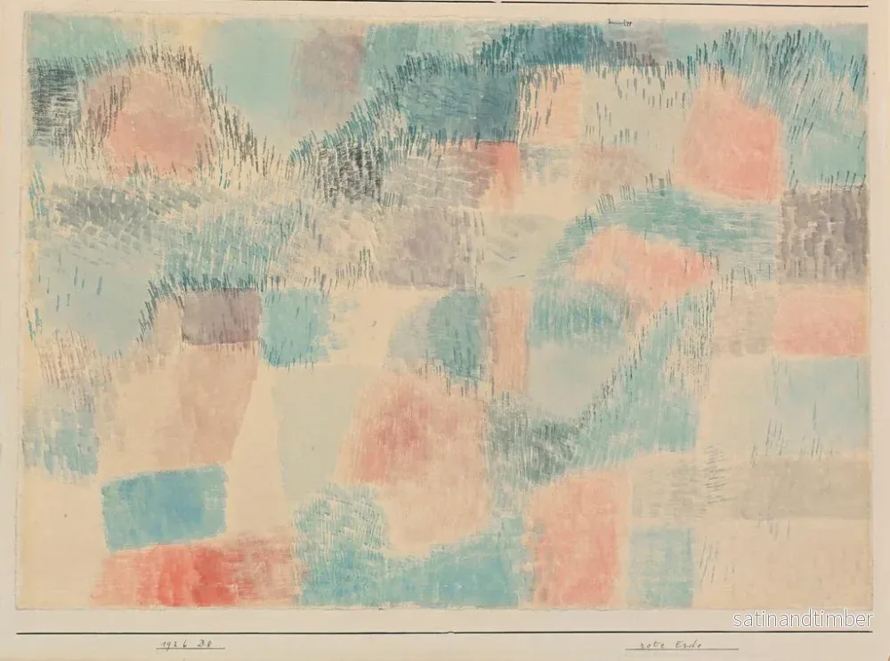 Reproduktion av målningen Terre rouge - Paul Klee - Bild 2