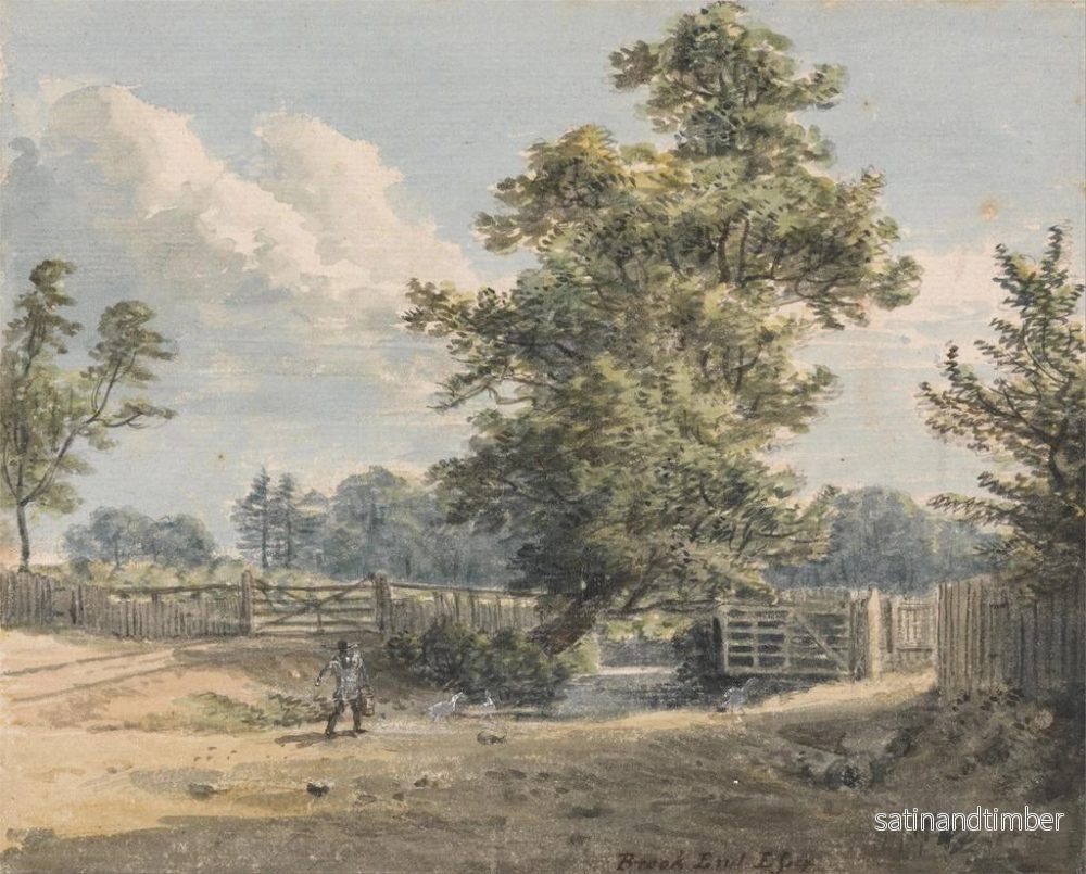 Reproduktion av målningen Längd: 40 cm x 50 cm, olja på duk, 1700-talet. Målning av Paul Sandby - Bild 2