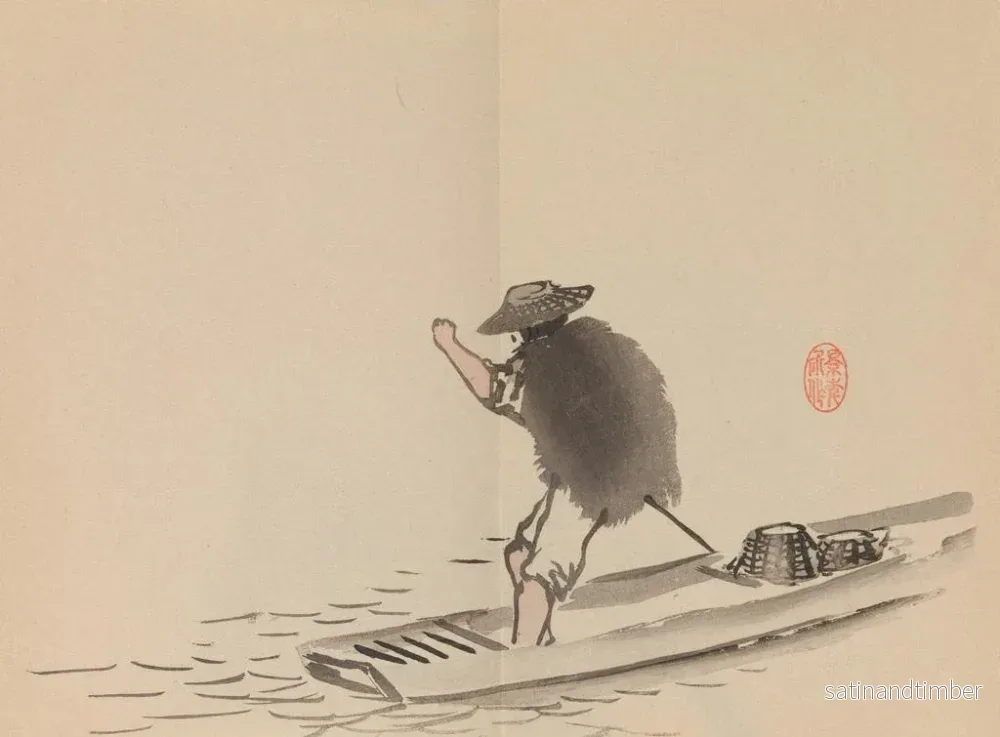 Reproduktion av målningen Keinen shugajō Pl69 - Imao Keinen - Bild 2
