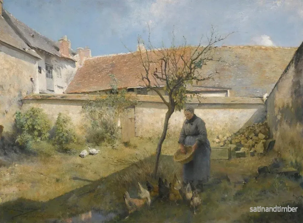 Reproduktion av målningen På landet - Carl Larsson - Bild 2