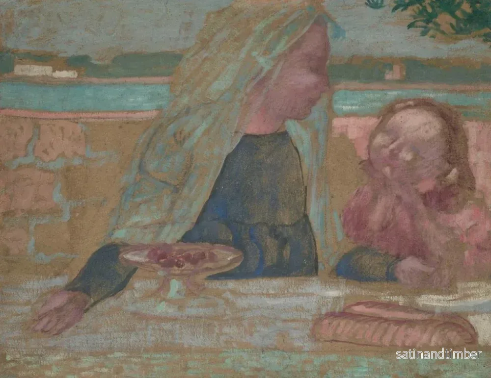 Reproduktion av målningen Vierge aux cerises - Maurice Denis - Bild 2