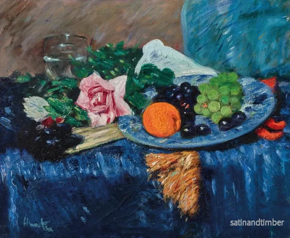 Reproduktion av målningen Naturtavla med frukt - George Leslie Hunter - Bild 2
