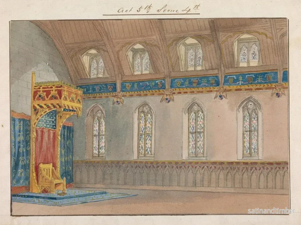Reproduktion av målningen för framställningen av Richard II av Charles Kean på Princess's Theatre den 12 mars 1857, akt 5, scen 4 - George Cressal Ellis - Bild 2