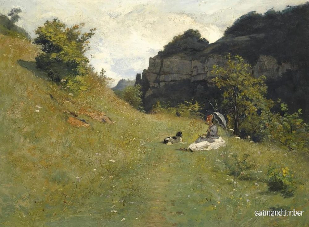 Reproduktion av målningen Le chemin de la maloche - Jean-Paul Laurens - Bild 2