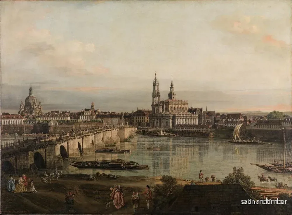 Reproduktion av målningen Vy av Dresden - Bernardo Bellotto - Bild 2