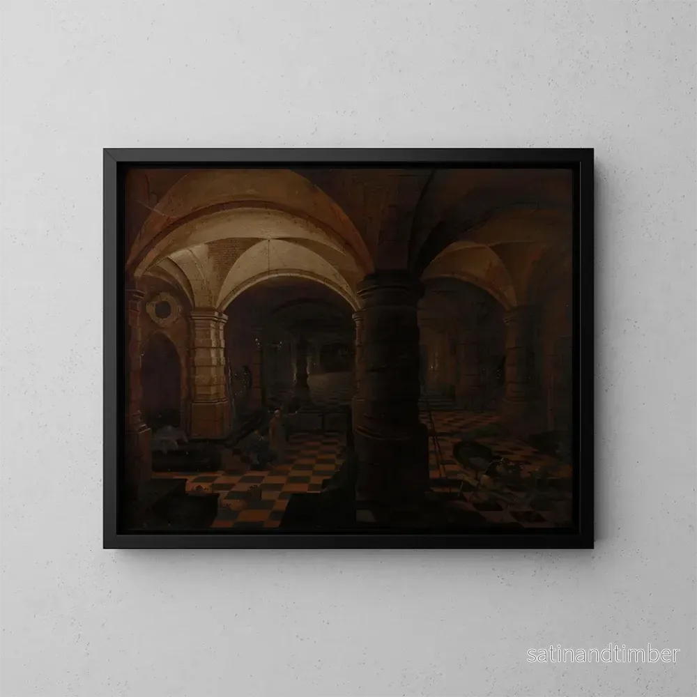Reproduktion av målningen La délivrance de saint Pierre - Pieter Neeffs l'Ancien