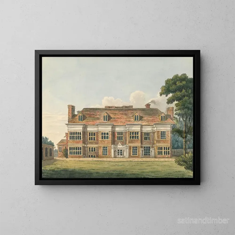 Reproduktion av målningen Maison d’Ealing, Middlesex – Charles Tomkins Reproduktion av målningen Maison d’Ealing, Middlesex – Charles Tomkins
