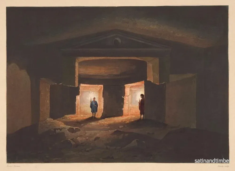 Reproduktion av målningen Bain de Cléopâtre - Hector Horeau - Bild 2