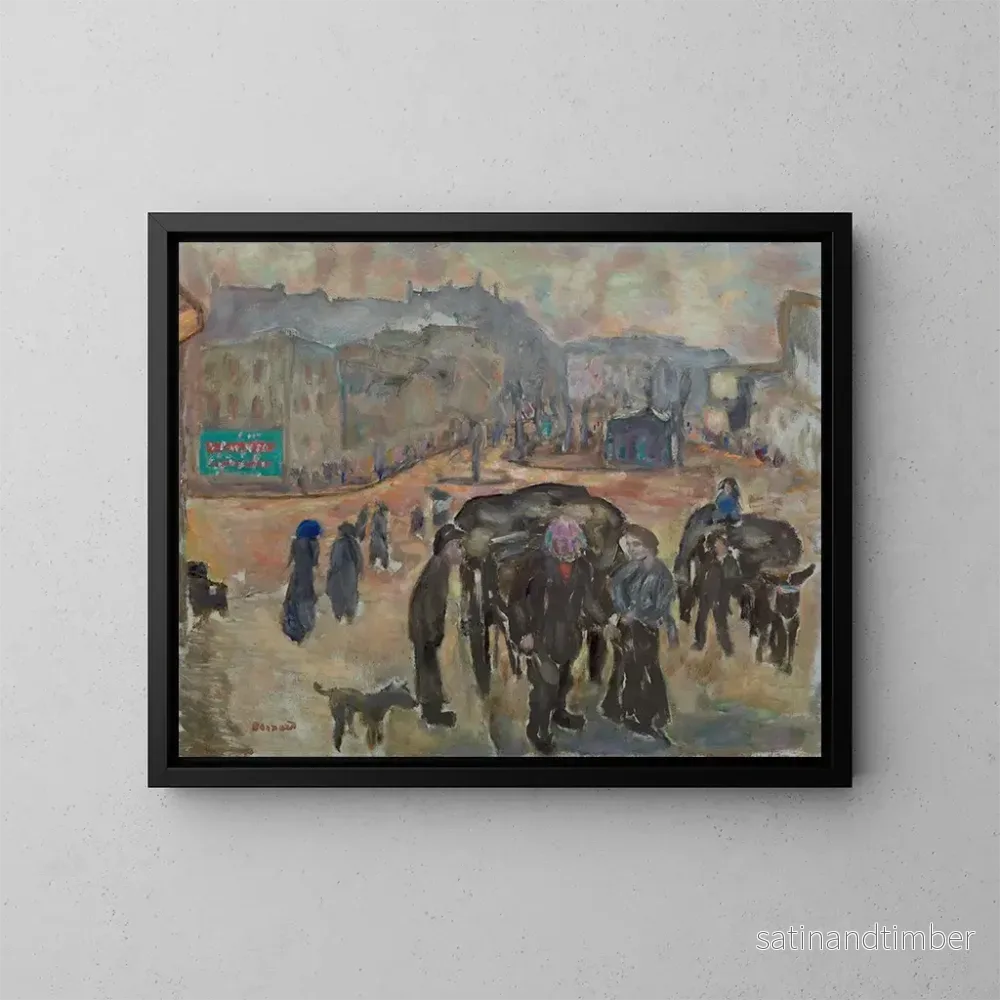 Reproduktion av målningen Les Chiffonniers - Pierre Bonnard