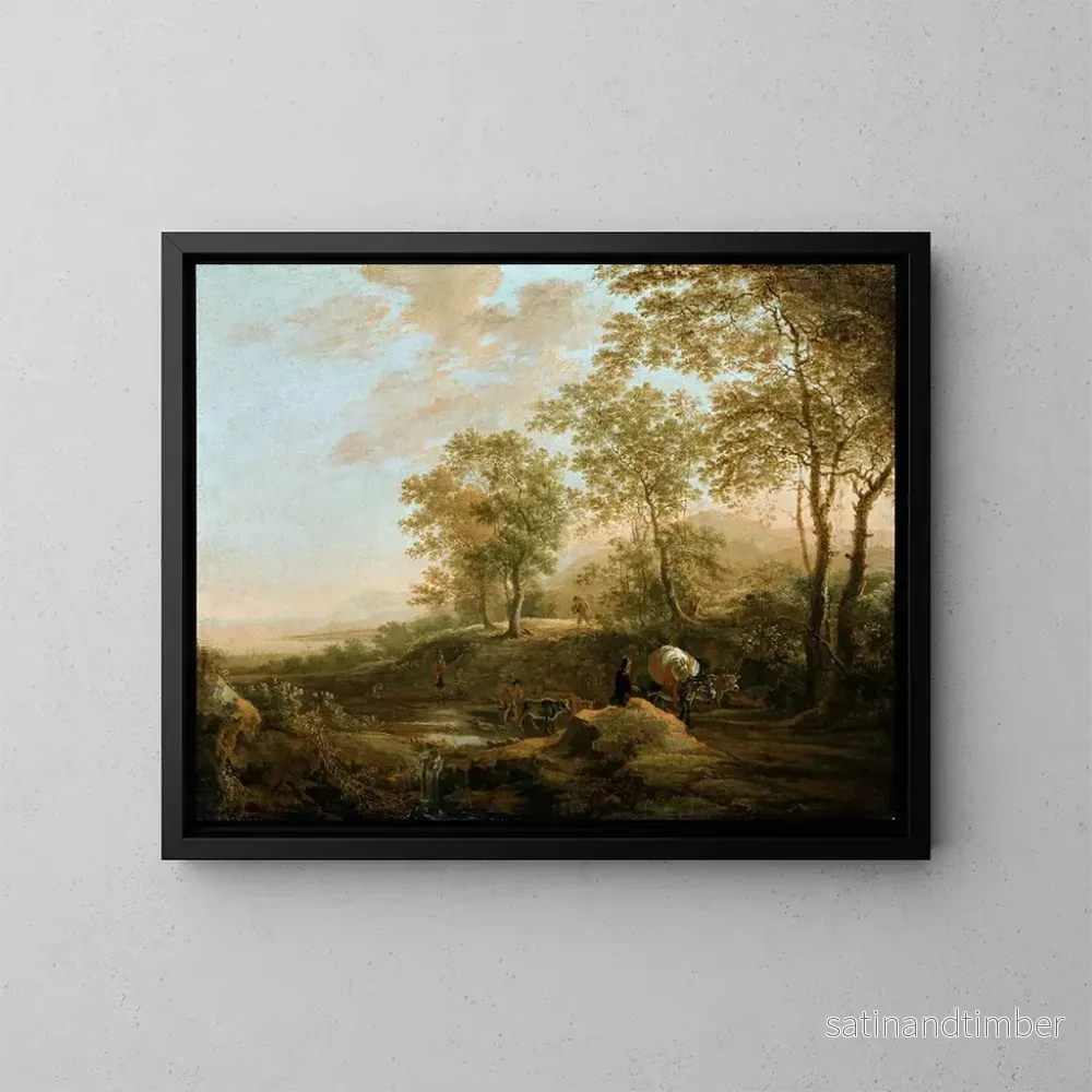 Reproduktion av målningen Bords d’un ruisseau – Jan Both Reproduktion av målningen Bords d’un ruisseau – Jan Both