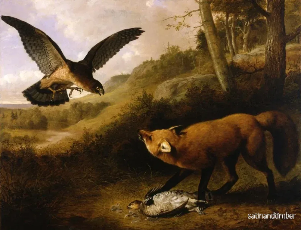 Reproduktion av målningen Jeu contesté - Thomas Hewes Hinckley - Bild 2
