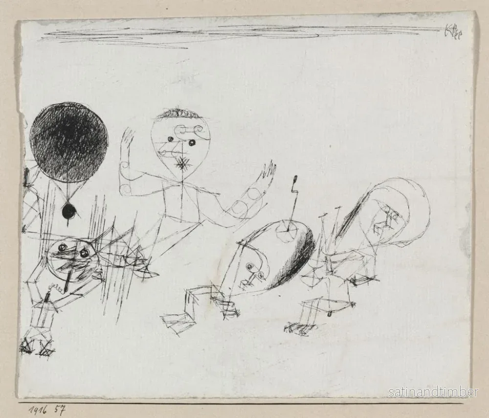 Reproduktion av målningen med punkten - Paul Klee - Bild 2