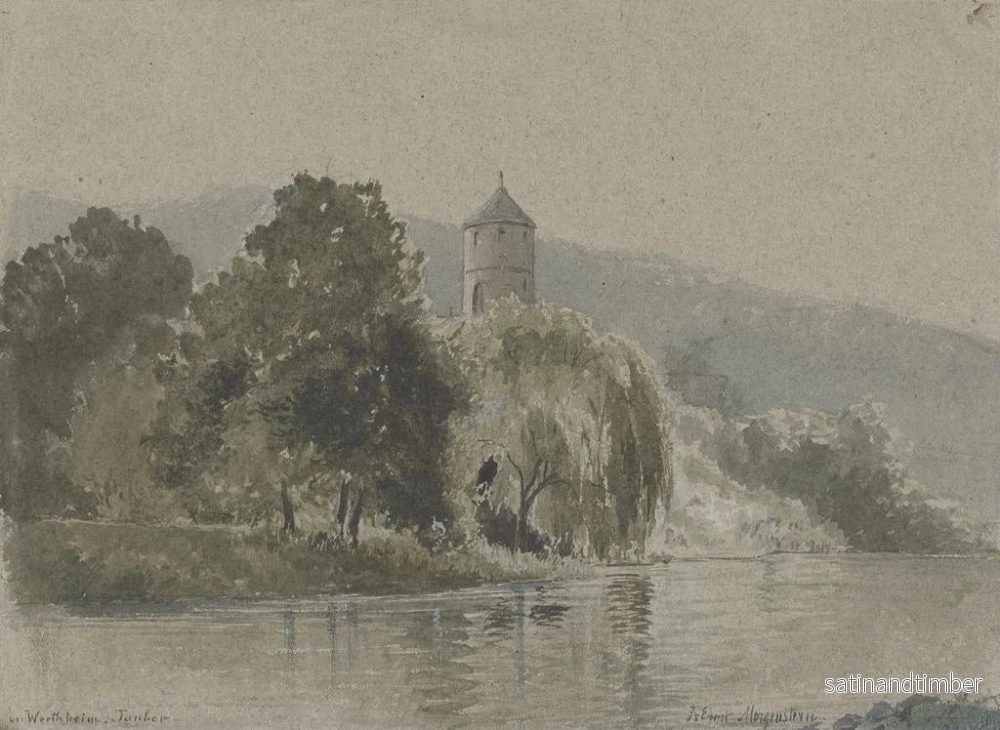 Reproduktion av målningen nära Tauber, nära Wertheim - Friedrich Ernst Morgenstern - Bild 2