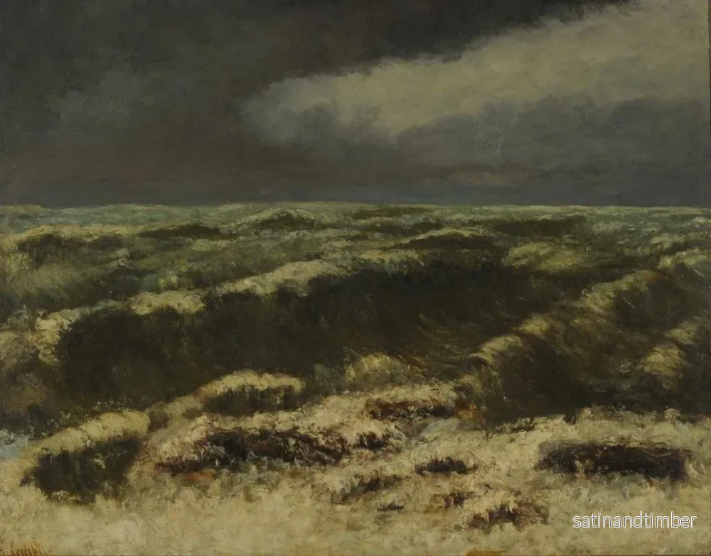 Reproduktion av målningen Mer orageuse - Gustave Courbet - Bild 2