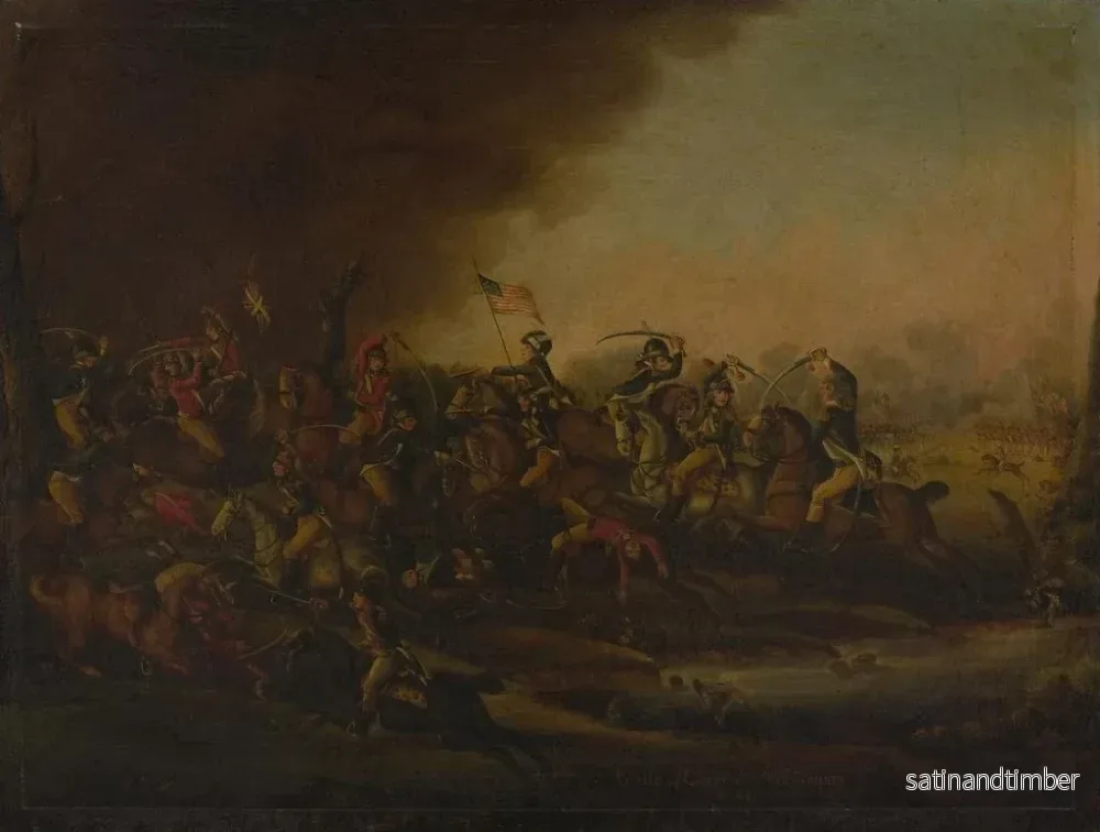 Reproduktion av målningen Bataille de Cowpens - Frederick Kemmelmeyer - Bild 2