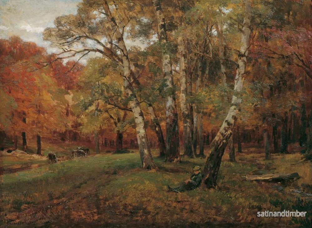 Reproduktion av målningen La ruine Starhemberg dans la vallée de Piestingtal - Hugo Charlemont - Bild 2