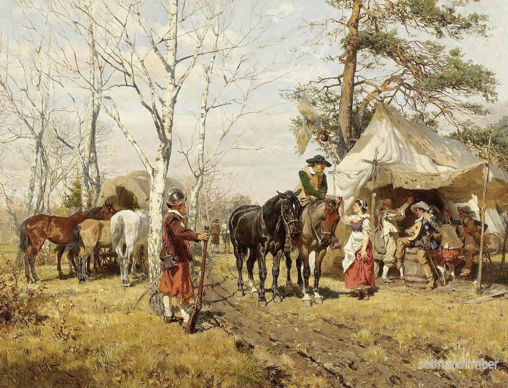 Reproduktion av målningen Le repos - Wilhelm Velten - Bild 2