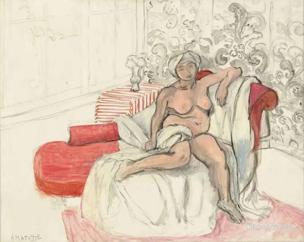 Reproduktion av målningen Nu på divanen - Henri Matisse - Bild 2