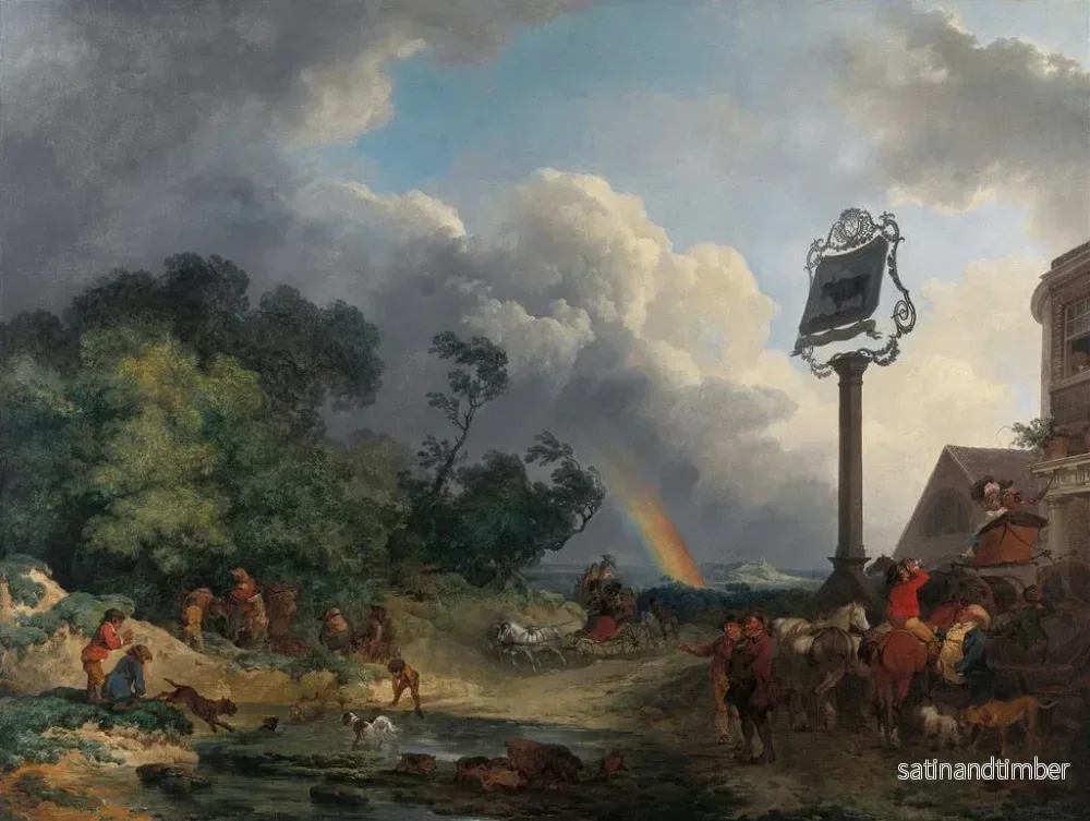 Reproduktion av målningen L'Arc-en-ciel - Philip James de Loutherbourg - Bild 2