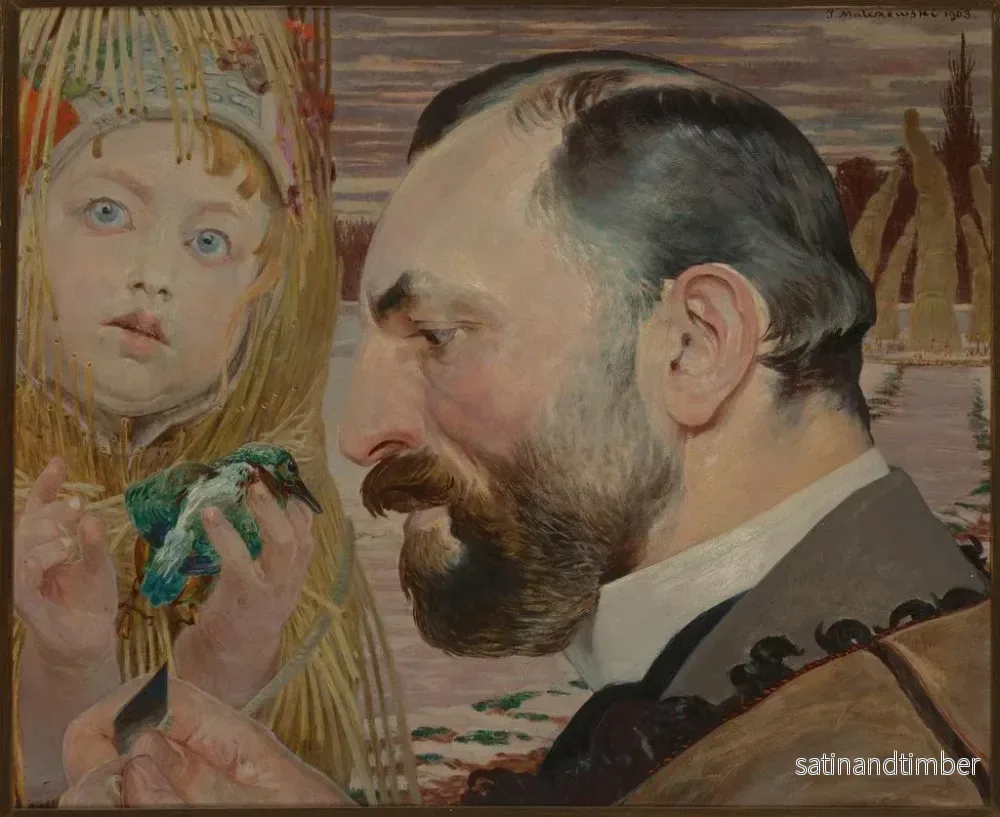 Reproduktion av målningen Porträtt av Feliks Jasieski - Jacek Malczewski - Bild 2