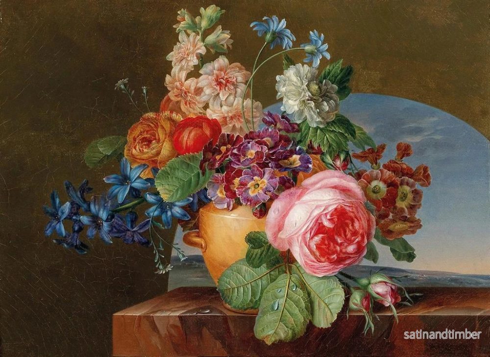 Reproduktion av målningen En blomstervas - Gerard van Spaendonck - Bild 2
