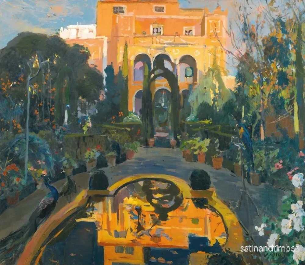 Reproduktion av målningen Le jardin de l'artiste - Joaquín Mir Trinxet - Bild 2