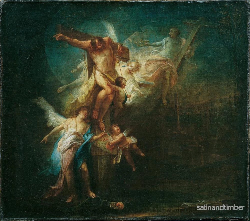 Reproduktion av målningen Le Christ emmène le bon larron au paradis - Johann Wolfgang Baumgartner - Bild 2