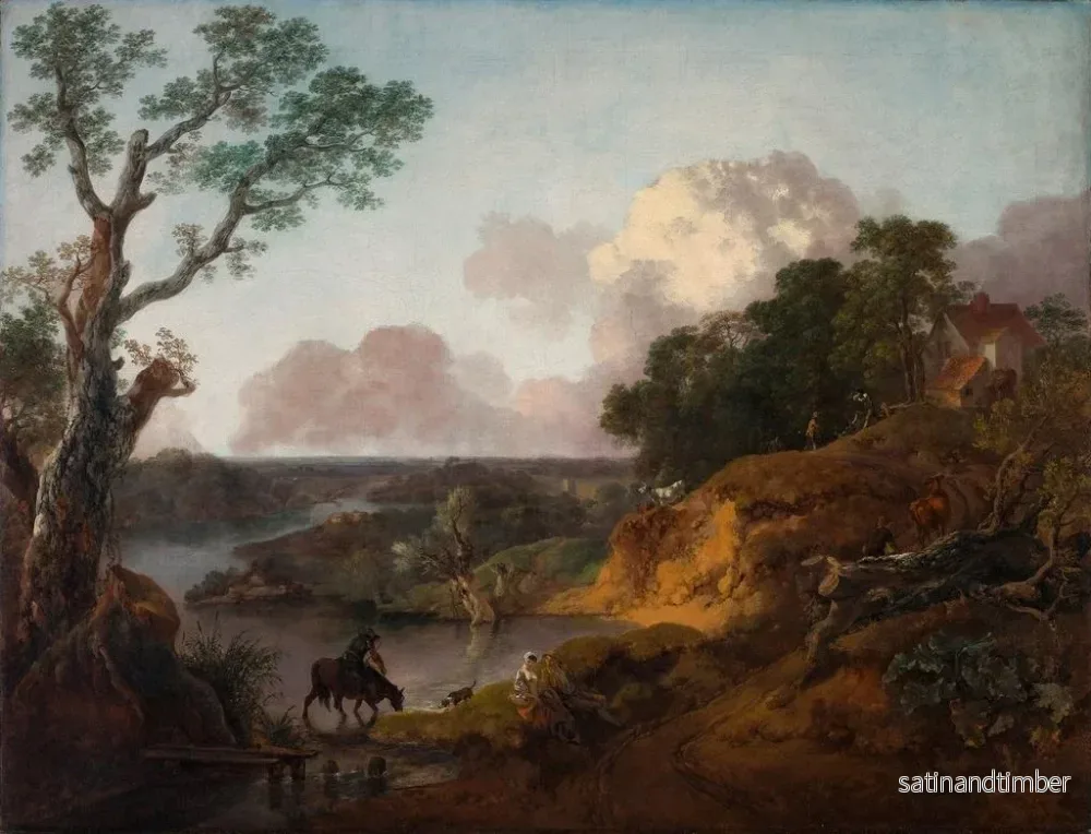 Reproduktion av målningen Vy i Suffolk - Thomas Gainsborough - Bild 2