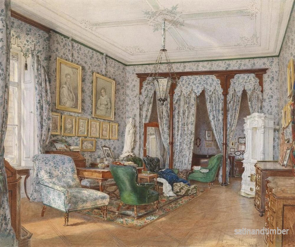 Reproduktion av målningen av Vukovar slottets kontor - Franz Alt - Bild 2