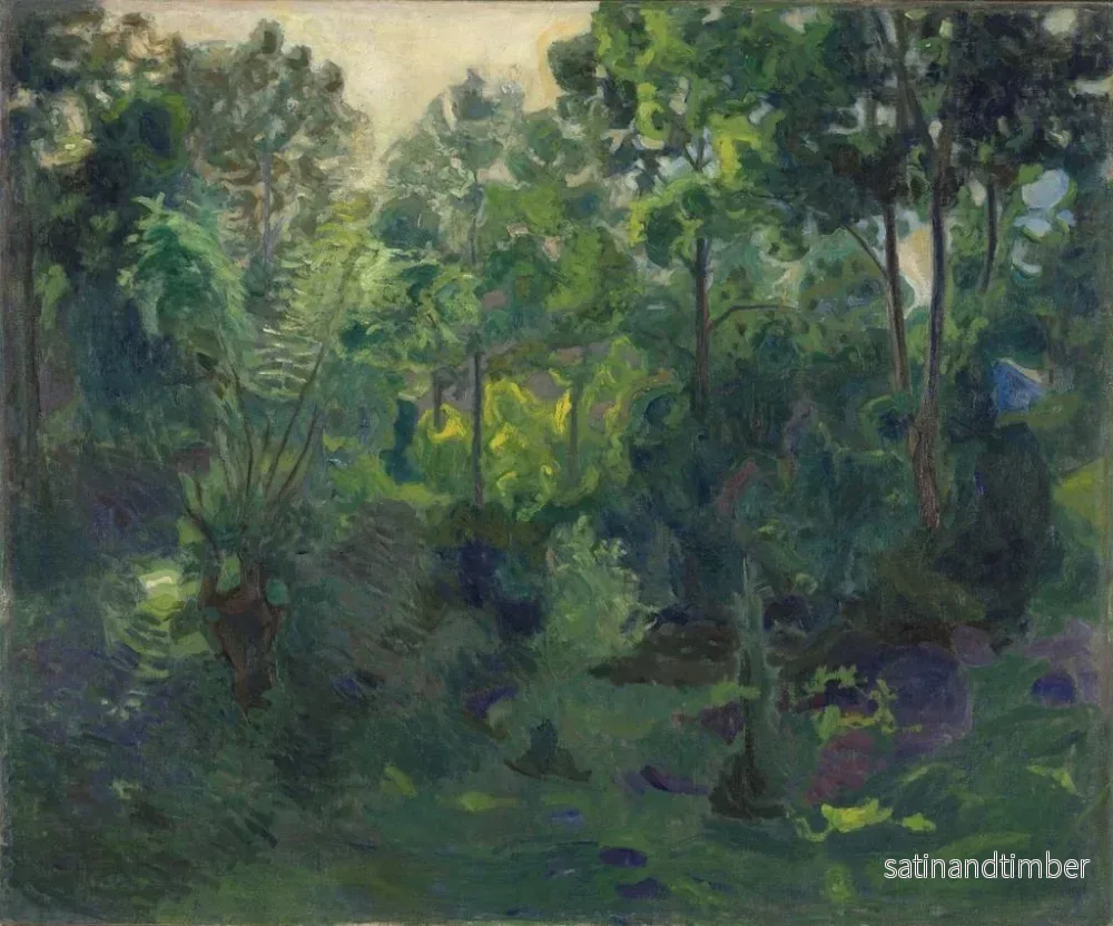 Reproduktion av målningen Landskapsbild med skog - Thorvald Erichsen - Bild 2