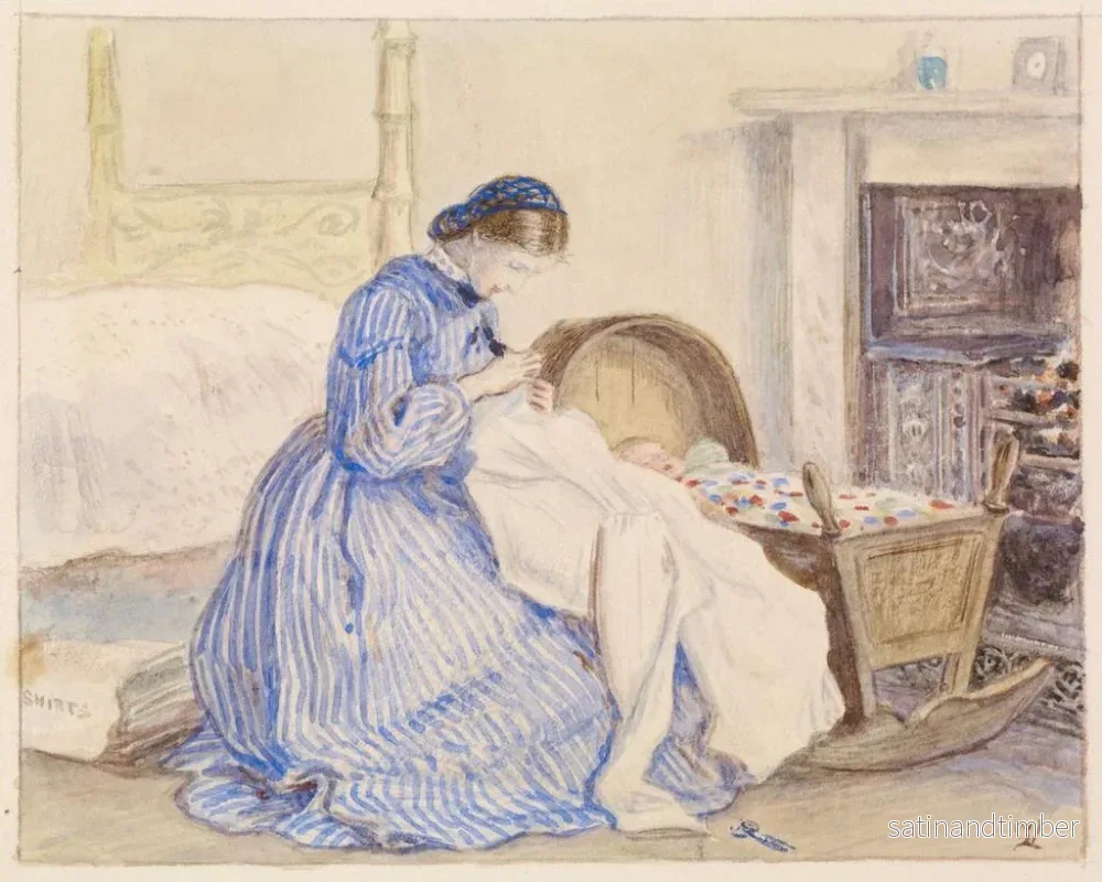Reproduktion av målningen L'iceberg, la couturière - Sir John Everett Millais - Bild 2