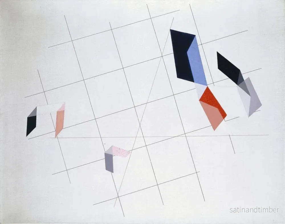Reproduktion av målningen L IV - László Moholy-Nagy - Bild 2