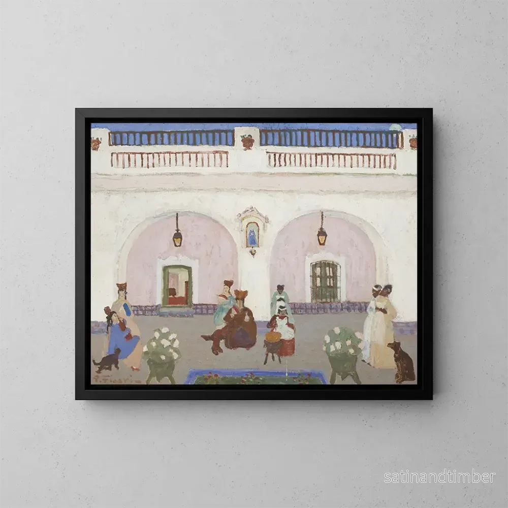 Reproduktion av målningen Pâte de coing - Pedro Figari