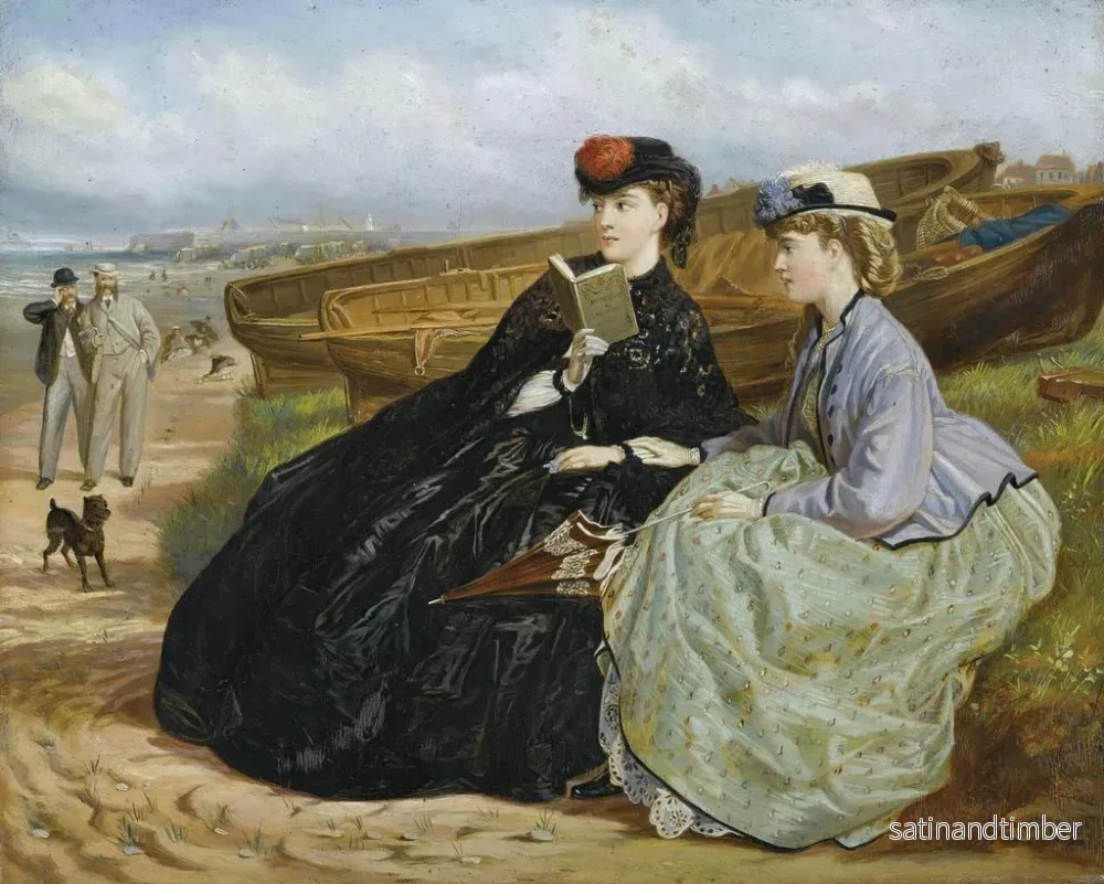 Reproduktion av målningen En romantik vid havet - Charles Wynne Nicholls - Bild 2