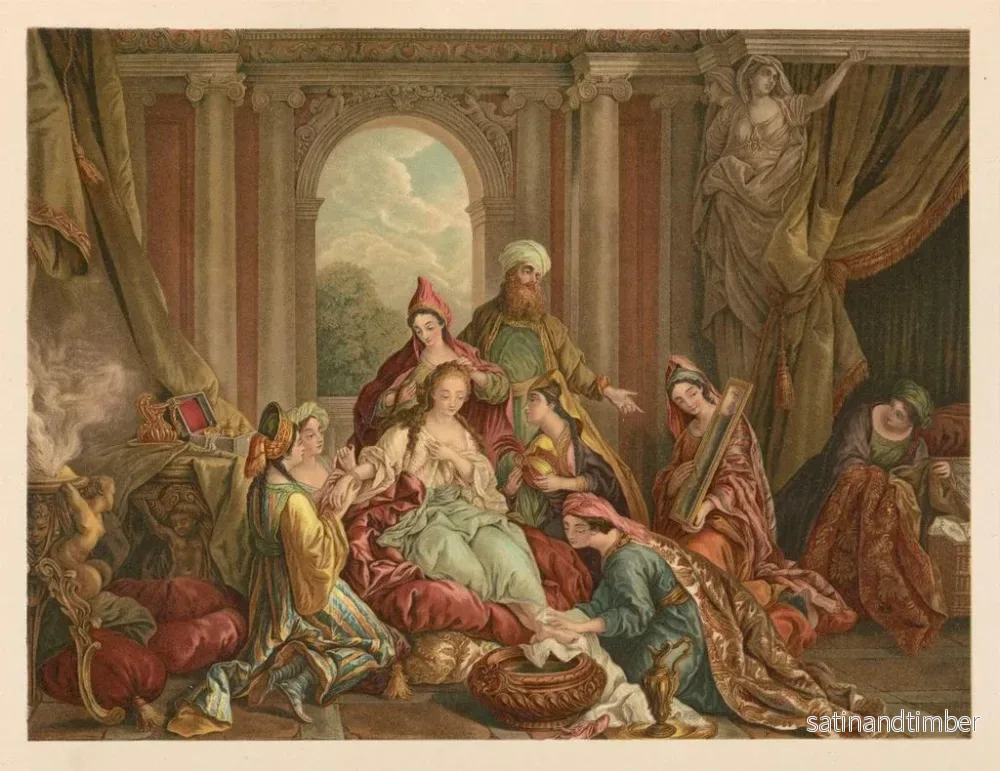 Reproduktion Bibel guldfärgad av klassiker – Jan Ladislaw Skora — plansch 058 - Bild 2