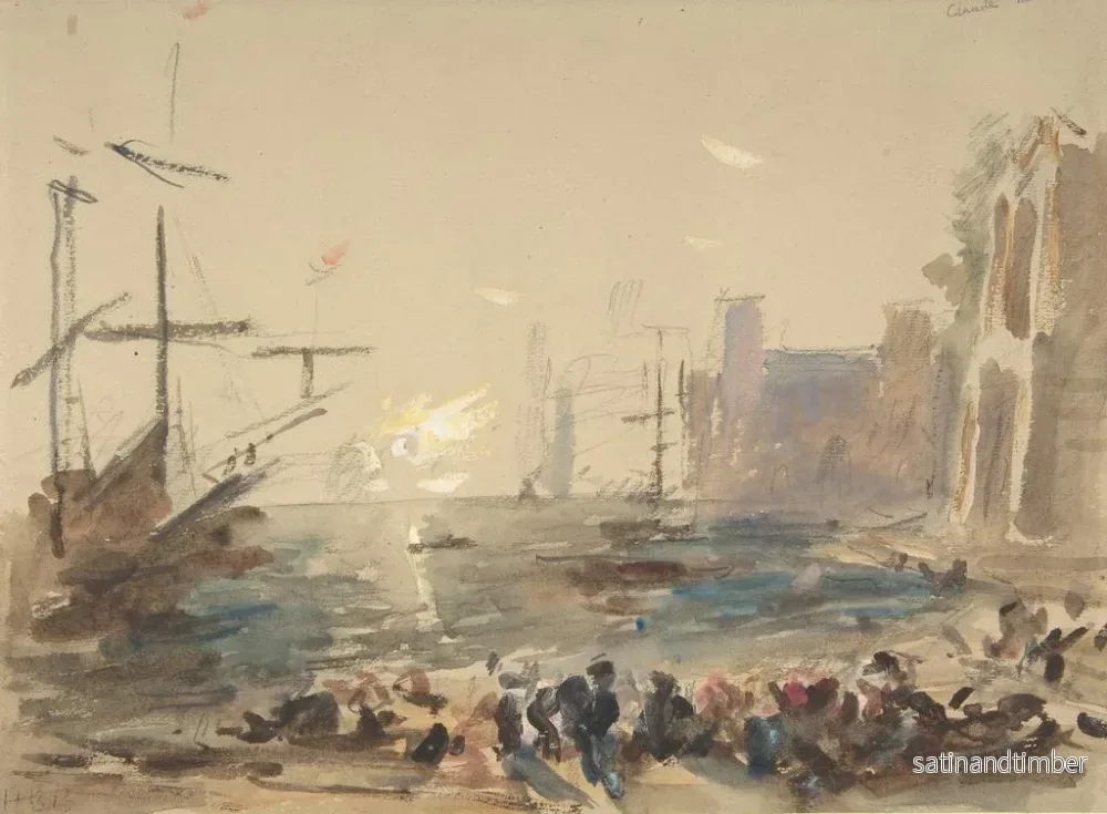 Reproduktion av målningen Marine - Hercules Brabazon Brabazon - Bild 2