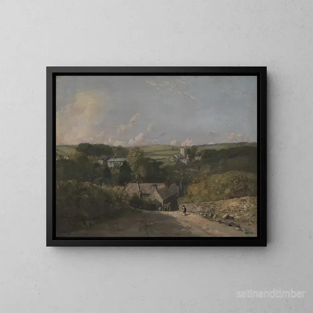 Reproduktion av målningen Osmington Village - John Constable