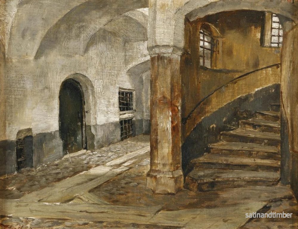 Reproduktion av målningen Studie av Hall 3 - Karl Gebhardt - Bild 2
