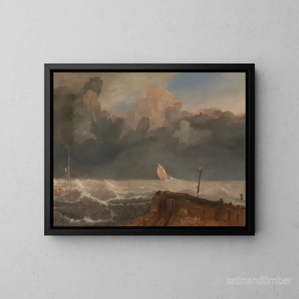 Reproduktion av målningen av Port de Ruysdael - Joseph Mallord William Turner