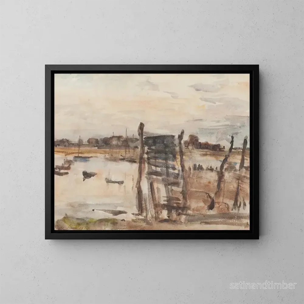Reproduktion av målningen Sur la Mersea - Philip Wilson Steer