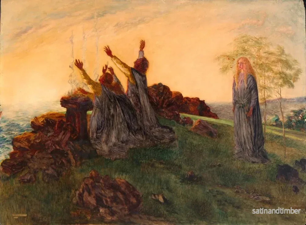 Reproduktion av målningen Le passage de sainte Brigid - Da Loria Norman - Bild 2